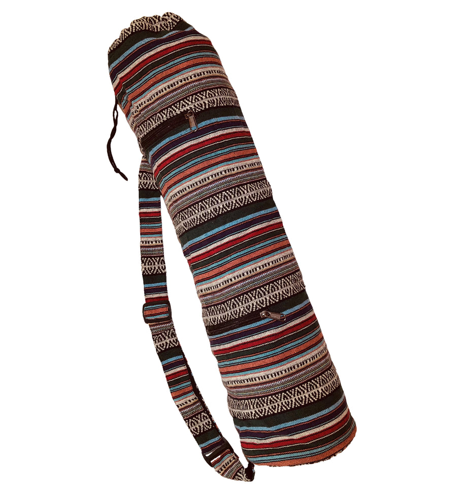 Fair Trade Cotton Gyari Yoga Mat Bag