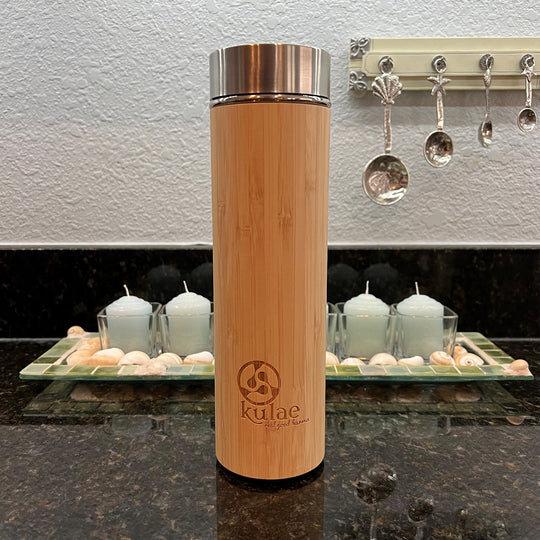 Kulae Bamboo Tumbler - Tea Infuser/Water Bottle