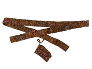 Fair Trade Recycled Silk Sari Yoga Mat Strap